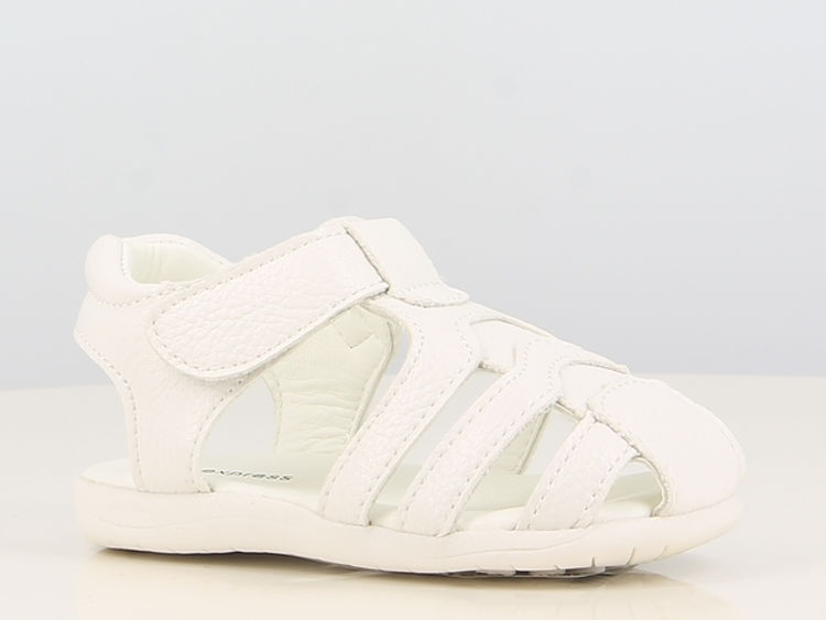 Picture of B138852 BOYS CLASSIC WHITE SANDALS WITH VELCRO